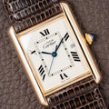 Cartier Tank Must de Vermeil XL Roman Dial Ref. 2413 Circa 1990s