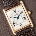 Cartier Tank Must de Vermeil XL Roman Dial Ref. 2413 Circa 1990s