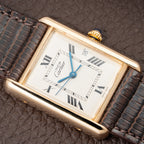 Cartier Tank Must de Vermeil XL Roman Dial Ref. 2413 Circa 1990s
