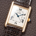 Cartier Tank Must de Vermeil XL Roman Dial Ref. 2413 Circa 1990s