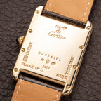 Cartier Tank Must de Vermeil XL Roman Dial Ref. 2413 Circa 1990s