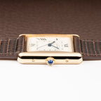Cartier Tank Must de Vermeil XL Roman Dial Ref. 2413 Circa 1990s