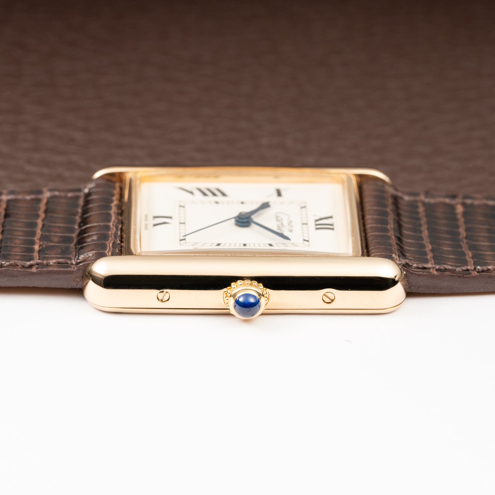 Cartier Tank Must de Vermeil XL Roman Dial Ref. 2413 Circa 1990s