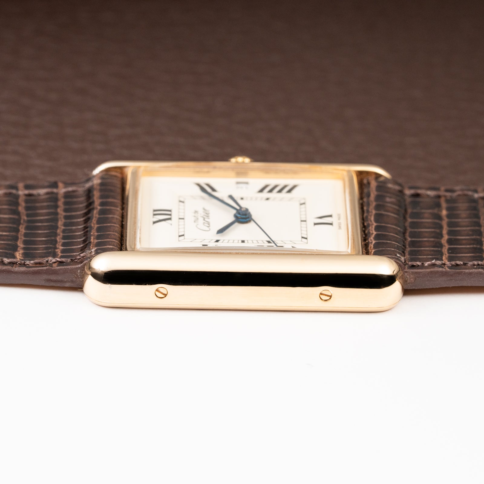 Cartier Tank Must de Vermeil XL Roman Dial Ref. 2413 Circa 1990s