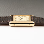 Cartier Tank Must de Vermeil Roman Lemon Dial PM from 1980s