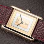 Cartier Tank Must de “Trinity” Mirror Dial GM Vermeil Full Set from 1981