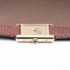 Cartier Tank Must de “Trinity” Mirror Dial GM Vermeil Full Set from 1981