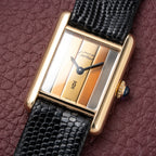 Cartier Tank Must de Trinity Mirror Dial Vermeil PM from 1980s