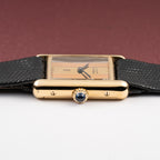 Cartier Tank Must de Trinity Mirror Dial Vermeil PM from 1980s
