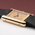 Cartier Tank Must de Trinity Mirror Dial Vermeil PM from 1980s