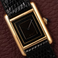 Cartier Tank Must de Trinity Mirror Dial Vermeil PM from 1980s