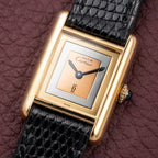 Cartier Tank Must de Trinity Mirror Dial Vermeil PM from 1980s