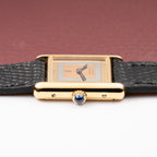 Cartier Tank Must de Trinity Mirror Dial Vermeil PM from 1980s