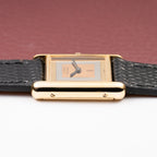 Cartier Tank Must de Trinity Mirror Dial Vermeil PM from 1980s