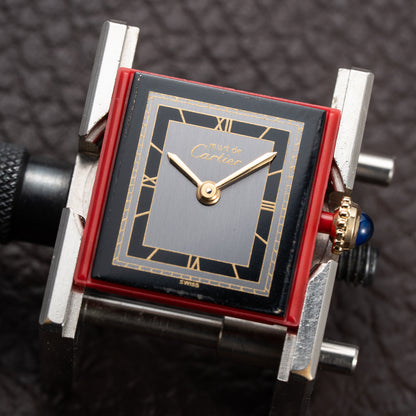 Cartier Tank Must de Vermeil Two-Tone Art Deco Dial Cartier Serviced 2026 Ref 3 66001 from 1980s