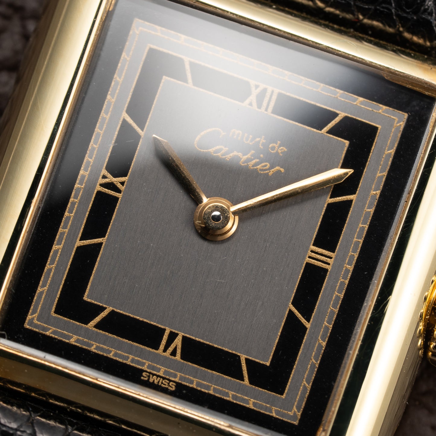 Cartier Tank Must de Vermeil Two-Tone Art Deco Dial Cartier Serviced 2026 Ref 3 66001 from 1980s