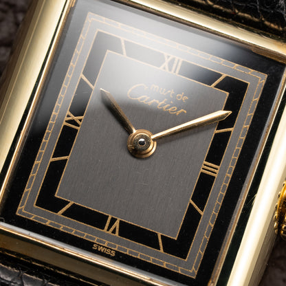 Cartier Tank Must de Vermeil Two-Tone Art Deco Dial Cartier Serviced 2026 Ref 3 66001 from 1980s