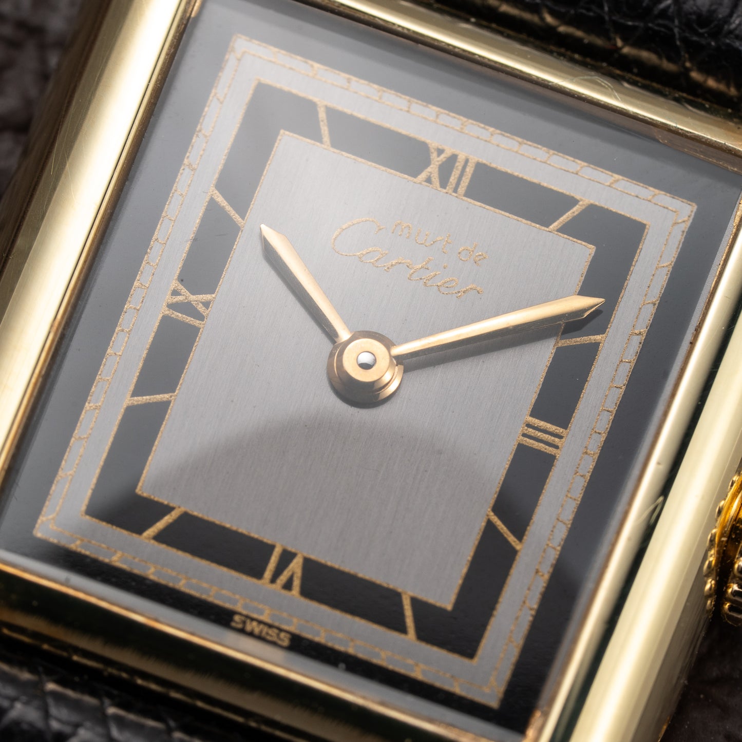 Cartier Tank Must de Vermeil Two-Tone Art Deco Dial Cartier Serviced 2026 Ref 3 66001 from 1980s