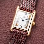 Cartier Tank Must de Vermeil White Tricolor Dial PM Ref 5057001 Full Set from 1993