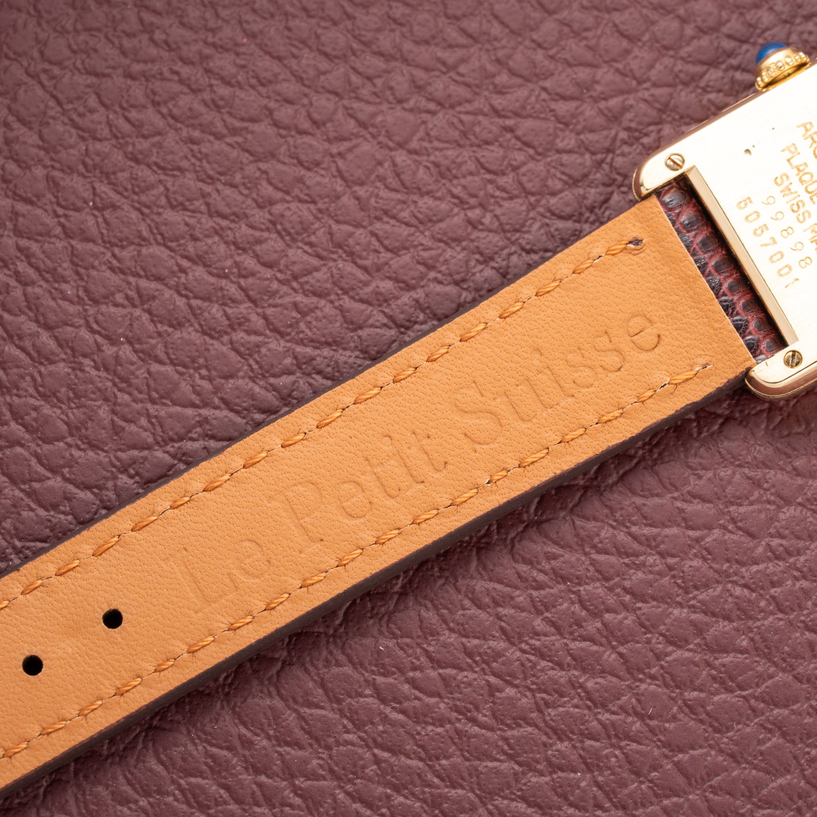 Cartier Tank Must de Vermeil White Tricolor Dial PM Ref 5057001 Full Set from 1993
