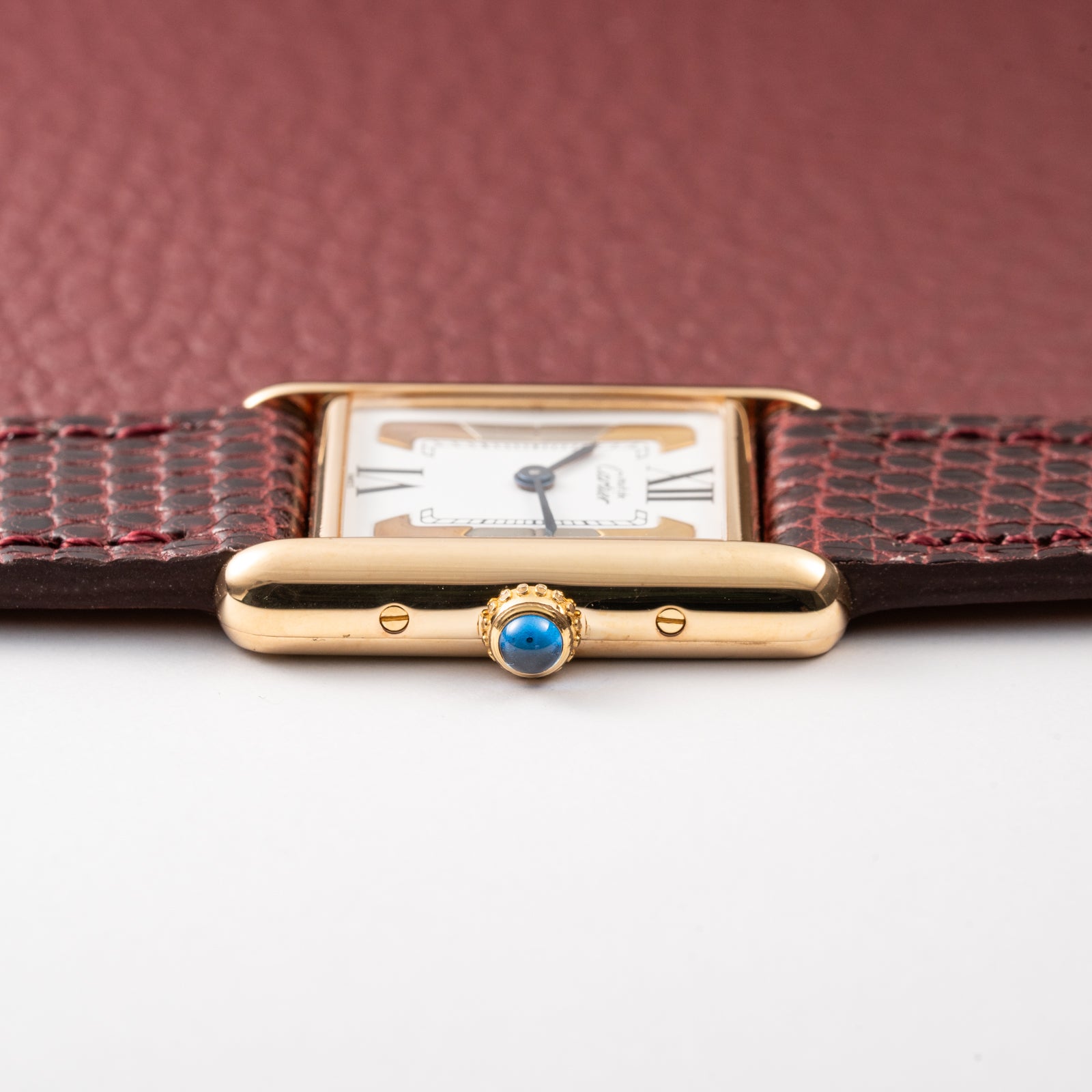 Cartier Tank Must de Vermeil White Tricolor Dial PM Ref 5057001 Full Set from 1993