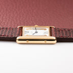 Cartier Tank Must de Vermeil White Tricolor Dial PM Ref 5057001 Full Set from 1993