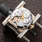 Cartier Tank Must de ‘Turtle Shell’ Brown Wood Dial Vermeil PM from 1980s
