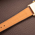 Cartier Tank Must de Vermeil ‘Turtle Shell’ Brown Wood Dial GM 1980s