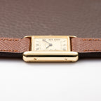 Cartier Tank Must de Lemon Roman Dial Vermeil PM from 1980s