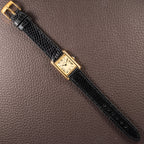 Cartier Tank Must de Roman Lemon Dial Vermeil PM 1980s