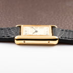 Cartier Tank Must de Roman Lemon Dial Vermeil PM 1980s