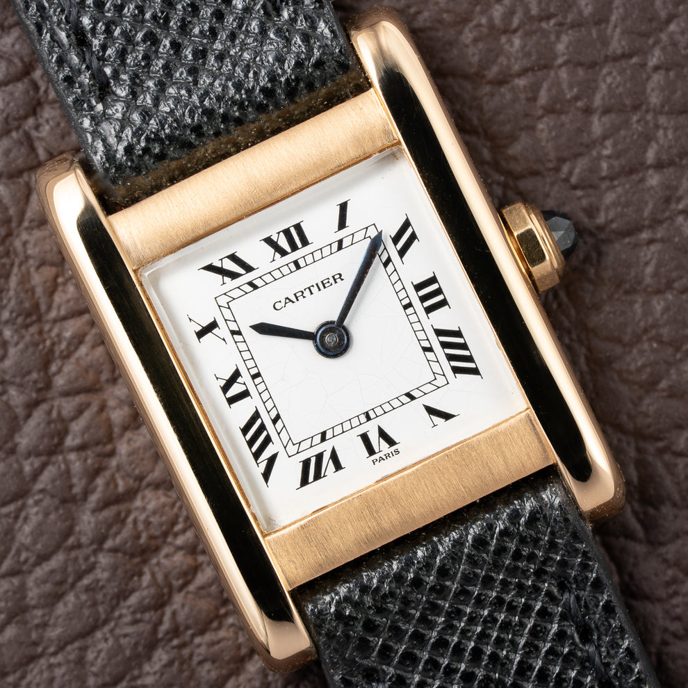 Cartier Tank Normale Paris Dial Ref. 78093 in 18K Yellow Gold PM from ...