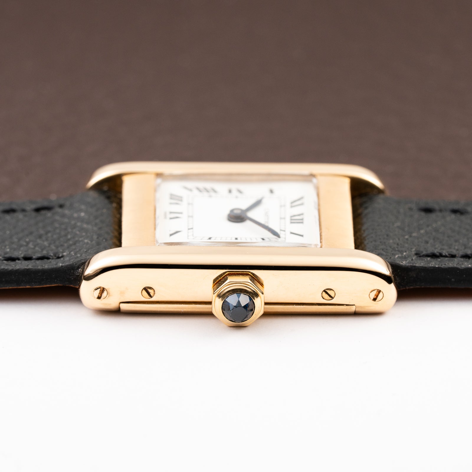 Cartier Tank Normale Paris Dial Ref. 78093 in 18K Yellow Gold PM from 1970s