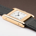 Cartier Tank Normale Paris Dial Ref. 78093 in 18K Yellow Gold PM from 1970s