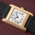 Cartier Tank Normale Paris Dial Ref. 78093 in 18K Yellow Gold PM from 1970s