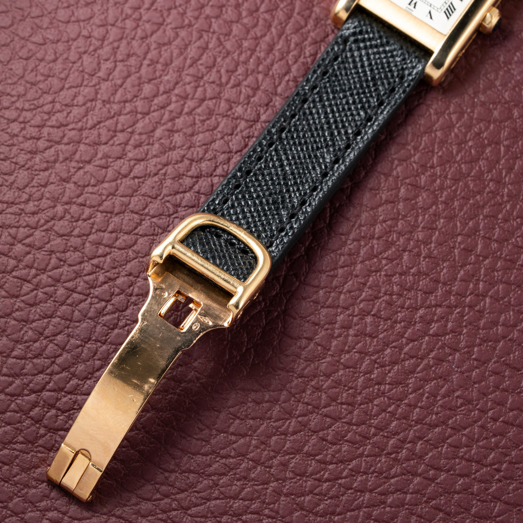 Cartier Tank Normale Paris Dial Ref. 78093 in 18K Yellow Gold PM from 1970s