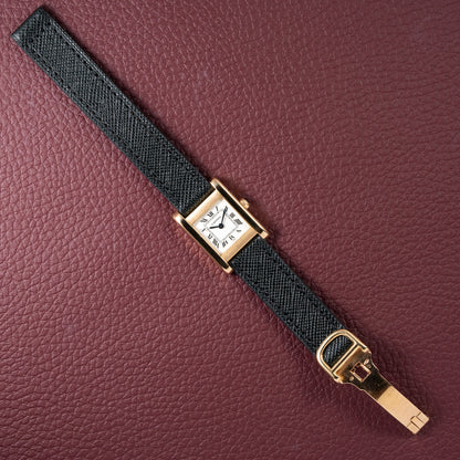 Cartier Tank Normale Paris Dial Ref. 78093 in 18K Yellow Gold PM from 1970s