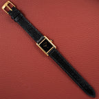 Cartier Tank Must de Vermeil Black 'onyx' Dial PM 1980s