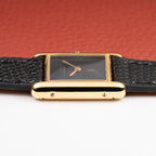 Cartier Tank Must de Vermeil Black 'onyx' Dial PM 1980s