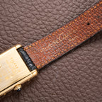 Cartier Tank Must de Vermeil Black Roman Dial PM 1980s