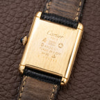 Cartier Tank Must de Lemon Roman Vermeil GM Full Set from 1980s