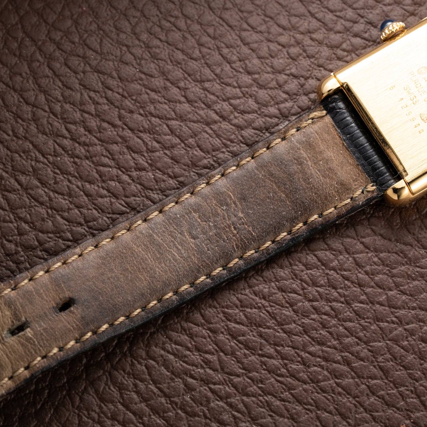 Cartier Tank Must de Lemon Roman Vermeil GM Full Set from 1980s