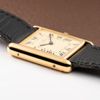 Cartier Tank Must de Lemon Roman Vermeil GM Full Set from 1980s