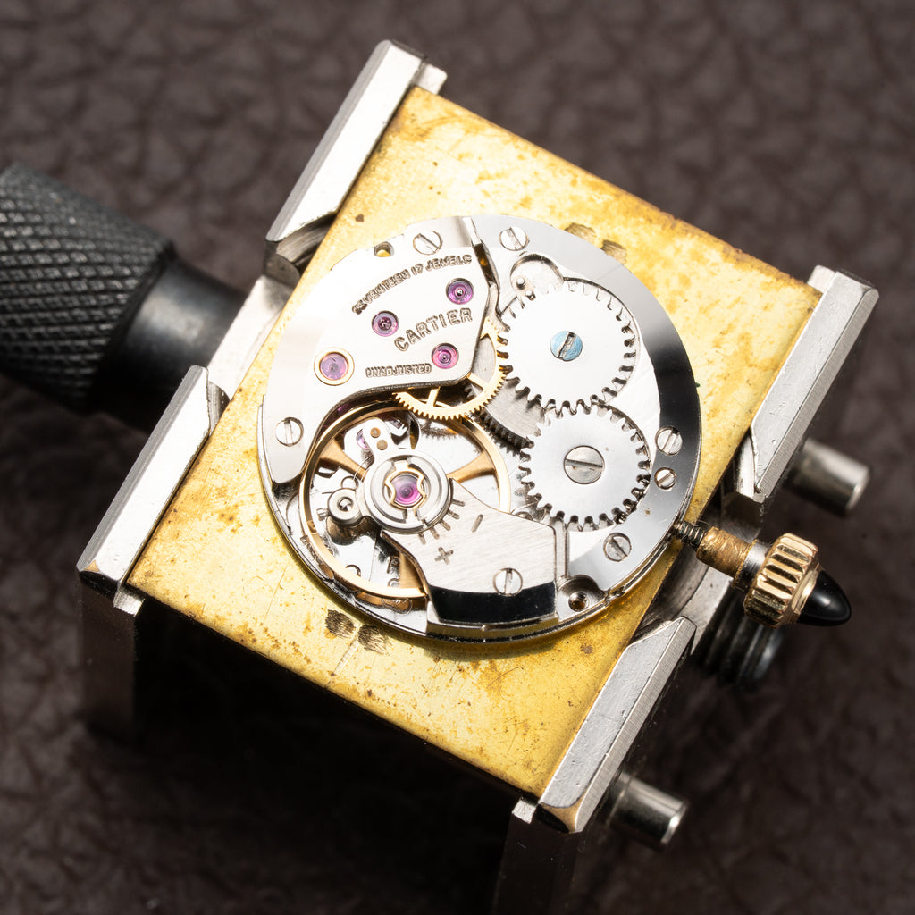 Cartier Tank “Pallisandre de Rio” “Tank Wood” Mohogany Ref 21611 from 1975