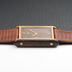 Cartier Tank “Pallisandre de Rio” “Tank Wood” Mohogany Ref 21611 from 1975