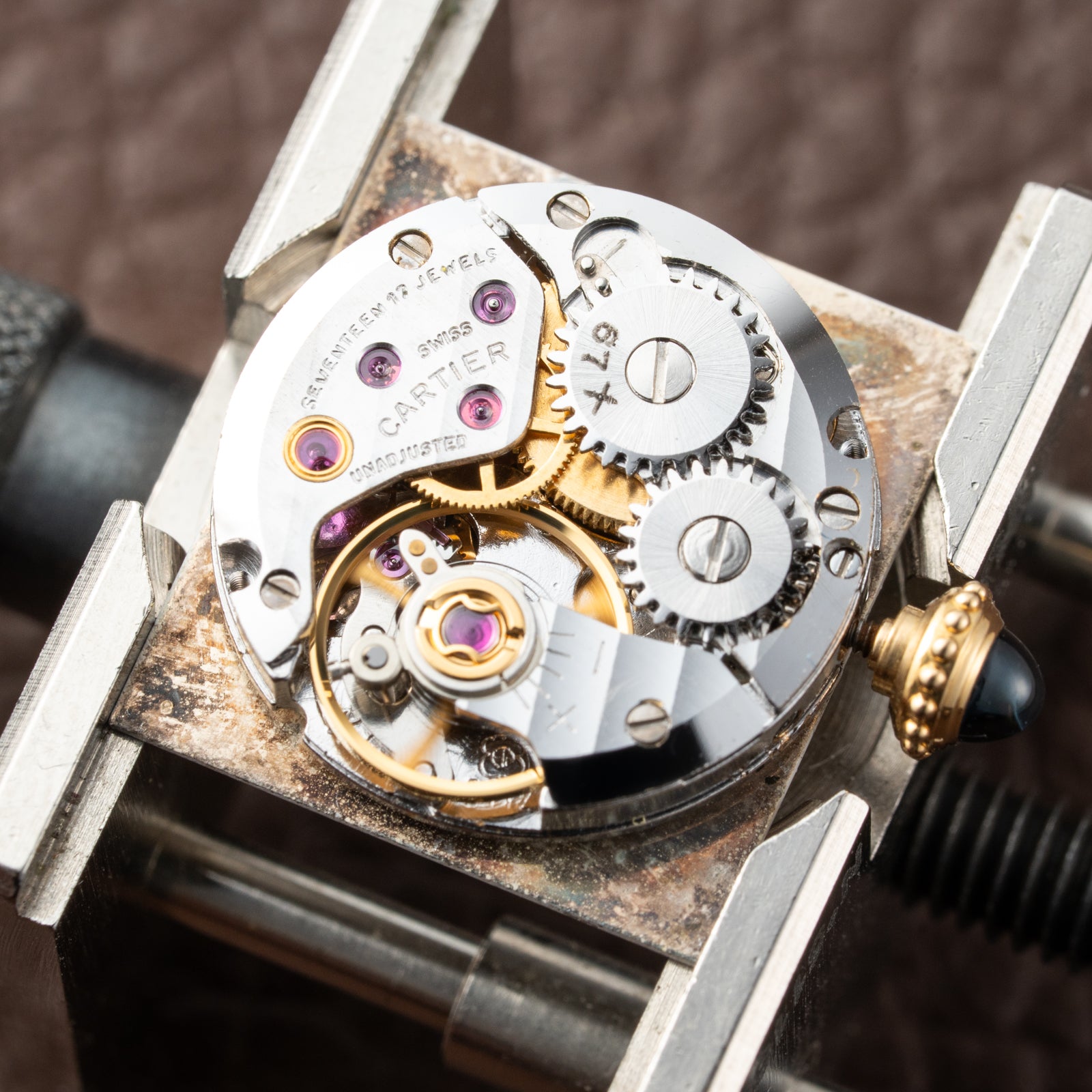 Cartier Tank Louis Mini PM Paris Dial Ref 67117 from 1970s