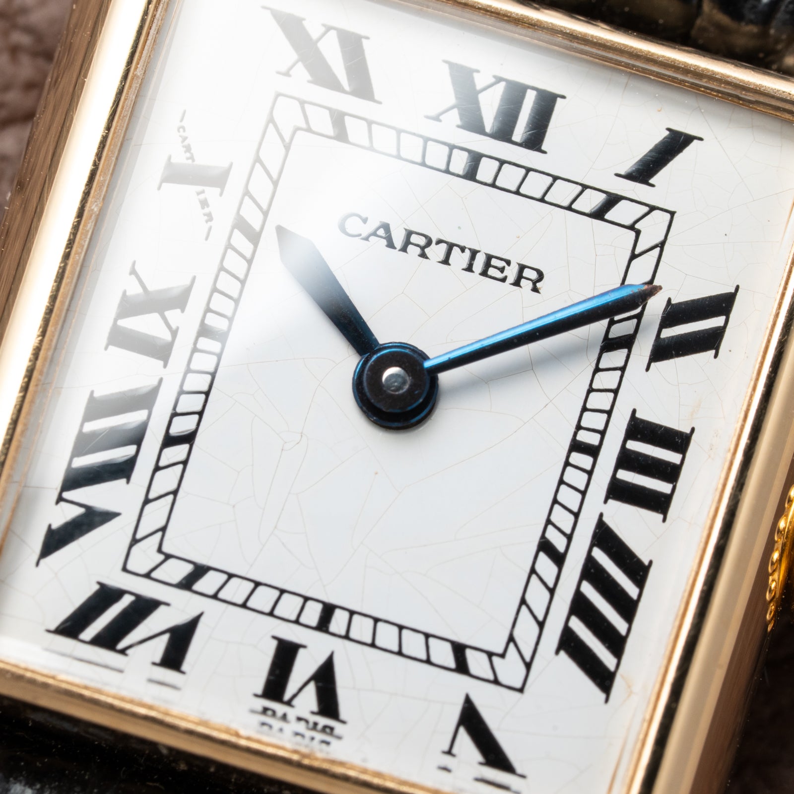 Cartier Tank Louis Mini PM Paris Dial Ref 67117 from 1970s