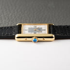 Cartier Must de Tank Vermeil Grey Art Deco Dial Reference 5057001