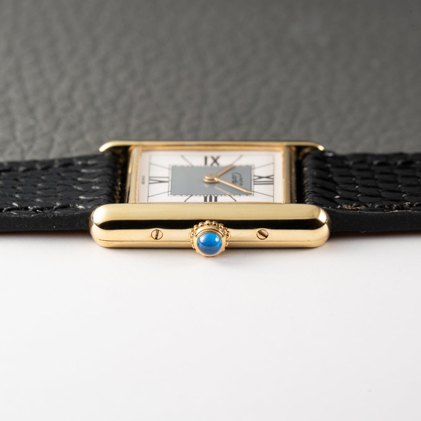 Cartier Must de Tank Vermeil Grey Art Deco Dial Reference 5057001