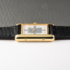 Cartier Must de Tank Vermeil Grey Art Deco Dial Reference 5057001